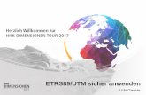 ETRS89/UTM sicher anwenden - HHK · Baden-Württemberg • Überführung aller Geobasisdaten nach ETRS89/UTM • Bereitstellung GRIDS NTv2-Verfahren ab Januar 2018 • durchgehend