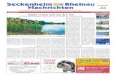 Ihre Stadtteilzeitung für Seckenheim, Hochstätt, Rheinau ... · Seite 2 21. Juni 2019 UNSERE AUSLAGESTELLEN Herausgeber, Verlag und Satz: Schmid Otreba Seitz Medien GmbH & Co. KG