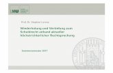 Wiederholung und Vertiefung zum Schuldrecht anhand ...lorenz.userweb.mwn.de/lehre/schuldrechtsose2017.pdf · Prof. Dr. Stephan Lorenz Sommersemester 2017 Wiederholung und Vertiefung