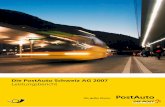 Die PostAuto Schweiz AG 2007 Leistungsbericht · B3$=B/% B BGWB LQGG 8KU. Impressum . Der Leistungsbericht 2007 der PostAuto Schweiz AG erscheint auf Deutsch, Französisch und Italienisch.