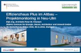Effizienzhaus Plus im Altbau – Projektmonitoring in Neu-Ulm · Quelle: NUWOG Effizienzhaus Plus im Altbau, Neu-Ulm Projekt Pfuhler Straße 4/6 Planung: Werner Sobek Stuttgart GmbH