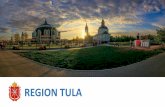 REGION TULA - hik-russland.de · 2 die wirtschaft des regions tula regionales bruttoprodukt, in mrd. rub 108,4 2010 2015 456,3 237,6 index der industrieproduktion, % plasteerzeugnissen,