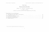 Geometrie - math.uni-augsburg.de · 1 ProjektiveundaﬃneVarietäten 1.1 ProjektiveRäume Konvention1.1. EsbezeichneKeinenalgebraischabgeschlossenenKörper.Wennnichts weiter gesagt