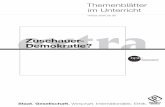Herbst 2004 Nr.39 extra - bpb.de · Seite 3 – 6 Anmerkungen für die Lehrkraft Seite 7 – 62 Doppelseitiges Arbeitsblatt im Abreißblock (27 Stück) zum Thema: Zuschauer-Demokratie?.