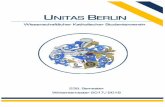 UNITAS BERLIN · Unitas Berlin, Wintersemester 2017/2018 5 (lat. Tugend) bedeutet eine christliche Lebensfüh-rung, zu der Toleranz, humanitäres Denken, soziales