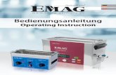 EMAG Ultraschallbedienungsanleitung V4 70480517 · 3 1. Bestimmungsgemäßer Gebrauch Das Produkt darf nur für die in den Katalogen und den technischen Beschreibungen vorgesehenen