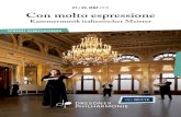 21./25. MRZ 2018 Con molto espressione · Aber auch die Vertonung von Luigi Boccherini – der mit einem umfangreichen kammer- musikalischen Schaﬀen an Streichquartetten und -quintetten