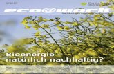 Bioenergie – natürlich nachhaltig? - oeko.de · 3 Bisher werden Grüngutabfälle – also Gartenab-fälle, Baum-, Strauch- und Rasenschnitte – in Deutschland hauptsächlich zu