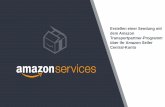 Erstellen einer Sendung mit dem Amazon Transportpartner ...g-ecx.images-amazon.com/images/G/03/images/PCPGuide_DE.pdf · Amazon Services Europe \ Erstellen einer Sendung mit dem Amazon