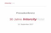 30 Jahre - cache.pressmailing.net · 1989: Die Steigenberger Hotels AG erwirbt 49 Prozent der Anteile an der IntercityHotel GmbH ... und damit auf den Standard und in das Design der