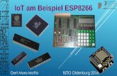 IoT am Beispiel ESP8266 - it-bildungsnetz.de · ESP 8266 ca. 3 € MRA 2016 µC-Labor (Software) Alternativen: ATMEL-Studio VisualStudio mit Plugin. MRA 2016 Arduino Netzwerk Arduino