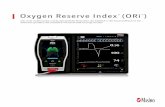 Oxygen Reserve Index (ORi - masimo.de · Oxygen Reserve Index ™ (ORi ™) Der erste nichtinvasive und kontinuierliche Parameter, der Einblick in die Sauerstoffreserve bei Patienten