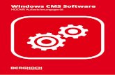 Windows CMS Software - ftp.berghochkundendienst.de · 1. Lassen Sie beide Felder unverändert. Windows CMS Software zum Verwalten, Live-Bilder Ansicht und anschauen der Aufnahmen