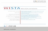 WISTA Ausgabe 4/2018 - destatis.de · ven Methoden für die amtliche Statistik und den Einfluss von neuen Technologien auf die statistische Datenerhe- bung, Produktion und deren Verbreitungssysteme.