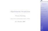 Algebraische Strukturen - math.uni-tuebingen.dekeilen/download/Lehre/AGSWS07/folien.pdf · Algebraische Strukturen ¨Ubungen ¨Ubungsschein Voraussetzungen Skript Motivation Strichcodes