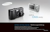 (VE)S750 S730 S630 Ver1 - produktinfo.conrad.com · Samsung Camera übernimmt keine Verantwortung für Verluste oder Schäden, die durch eine Fehlbedienung der Kamera entstanden sind.