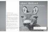 Esel in der Bibel - Gemeindejugendwerk (GJW) · PDF fileESEL IN DER BIBEL EINE ERGÄNZUNGSEINHEIT Andererseits waren Esel insbesondere im Alten Testament eine Art „Maßeinheit“,