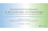 Arzneimittelinteraktionen in der Kardiologie und Diabetologie.ärztliche-akademie-charlottenburg.de/app/download/6578126... · Arzneimittelinteraktionen in der Kardiologie und Diabetologie