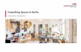 Coworking Spaces in Berlin · COWORKING SPACES IN BERLIN Seite 2 EINLEITUNG In Berlin sind in den letzten Jahren weit über 150 Coworking Spaces entstanden. Sie haben die Hauptstadt