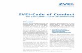 ZVEI-Code of Conduct - · PDF fileZVEI-Code of Conduct zur gesellschaftlichen Verantwortung Der ZVEI - Zentralverband Elektrotechnik- und Elektronikindustrie e. V. und seine Mitglieds
