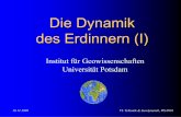 Die Dynamik des Erdinnern (I) - dynamicearth.de · wahrnehmen zu können => Geologie Diese Komplexität beruht aber in vielen Fällen auf relativ einfachen Grundprinzipien und Symmetrien