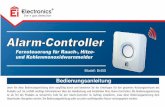 Alarm-Controller - eielectronics.de · 1. Überblick Herzlichen Glückwunsch zum Kauf des Alarm-Controllers Ei450, einer Universal-Fernbedienung für Rauch-, Hitze- und Kohlenmonoxid-(CO)-Warnmelder