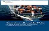 Exportkontrolle und das BAFA - wuerzburg.ihk.de · tionstag ist ein Tag von „Praktikern für Praktiker“ und rich- tet sich an die im Unternehmen mit Exportkontrollfragen wiederkehrend
