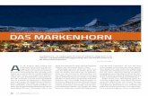 150 Jahre Erstbesteigung MatterhornDAs MArkenhorn · 80 DAV 6/2015 A m 15. August 1903 schlug eine Schweizer Zeitschrift mit der An - zeige einer deutschen Fabrik eine neue Seite