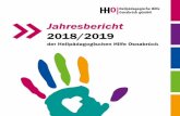 Jahresbericht 2018/2019 - os-hho.de · Liebe Freunde und Förderer der HHO, was bedeutet eigentlich Inklusion? „Miteinander Mensch sein“, ist die Antwort der Heilpädagogischen