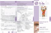 Anmeldung li-la - Universitätsmedizin Berlin · Anmeldung li-la Licht und Lachen für kranke Kinder. Effizienz in der Medizin e.V. li-la 17. März 2012 Kinderchirurgie für Pädiater