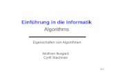 Einführung in die Informatik Algorithmsais.informatik.uni-freiburg.de/teaching/ws12/info/lectures/material/... · nach und Texte gleicher Länge lexikographisch ordnen; das liefert