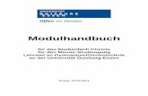 Modulhandbuch MA GyGe 05 06 12 JP - uni-due.de · Modul-CP gutgeschrieben zu bekommen. Falls diese erbracht werden müssen, um zu der Modulprüfung zugelassen zu werden (Prüfungsvorleis-