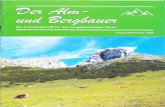 pdf/2008_Die Almen der Bayerischen... · graphie & Geologie zusam- men. Graduierte Botaniker komplettierten die interdiszi- plinäre Arbeitsgruppe. Das grenzüberschreitende Projektgebiet