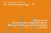 E -Journal (2014) 3. Jahrgang · 1 - zfl-berlin.org · Historisches Wörterbuch der Biologie. Geschichte und Theorie der biologi- Geschichte und Theorie der biologi- schen Grundbegriffe