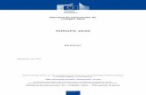 EUROPA 2020 · Europa 2020 gemessen, die im März 2010 von der Europäischen Kommission ins Leben gerufen wurde, um die Wirtschafts- und Finanzkrise zu bewältigen, die europäische