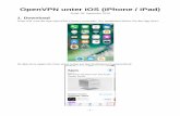 OpenVPN unter iOS (iPhone / iPad) - zimt.uni- OpenVPN unter iOS (iPhone / iPad) Stand: 06. September