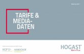 TARIFE & MEDIA- DATEN - hogast.biz28ecmurl%3D%27workspace... · Seite 15 plus.punkt-Magazin HOGAST Deutschland, Erscheinung 2x p.a. Seite 18 plus.punkt-Magazin Hotel Gastro Pool,