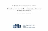 Modulhandbuch des Bachelor- und ... - math.uni-sb.de · Modulverantwortliche(r) Professor(Inn)en Brandhorst, Lazić, Schreyer, Weitze-Schmithüsen Dozent(Inn)en Dozent(Inn)en der