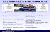 Ingenieurleistungen im Anlagenbau - cpg-engineering.com · - 3D-Konstruktion von Rohrleitungsanlagen (AutoCAD / CADWORX / PDS) - Rohrstatik / statische und dynamische Berechnungen