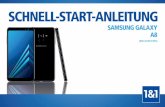 Schnell-Start-Anleitung Samsung Galaxy A8 · PDF fileDie wichtigsten Bedienelemente Ihres Samsung Galaxy A8. – Seitenansicht – – Rückansicht – – Vorderansicht – Geräteüberblick