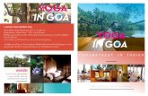 YOGA IN GOA - ananda-yoga.de · YOGA IN GOA wahlweise mit vorheriger Reise nach Dehli, Agra, Taj Mahal, Vrindavan, Krishna-Land vom 03.11 bis 08.11 Unterkunft: Das Yogazentum , eingebettet