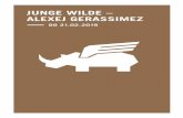 JUNGE WILDE – ALEXEJ GERASSIMEZ · PROGRAMM ALEXEJ GERASSIMEZ »Synchronisation« (2019) ERIC WHITACRE (GEB. 1970) »Sleep« (2000) Fassung für Schlagwerk IANNIS XENAKIS (1922