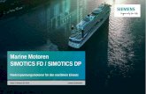 Marine Motoren SIMOTICS FD / SIMOTICS DP · HE-LV Projekt Mehr System durch umfassende Optimierung auf SINAMICS Wirtschaftliches Gesamtsystem ØMotor-Bemessungsströme angepasst an