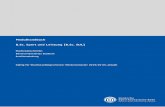 Modulhandbuch B.Sc. Sport und Leistung [B.Sc. SUL] · c) Sportartspezifisches Projekt Badminton 1 / 15 / 45 / 5.FS / SE / Deutsch / nein Kompetenzorientierte Lernziele Die Studierenden
