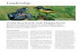 Leadership - different-angles.ch · OrganisatOr seite 20/21 ausgabe 09/13–6. september 2013 auf dem speiseplan der Zwergpuff otter, einer schlange in der Wüste namib, stehen geckos.