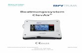 09-04-23 GBA CLEVAIR-Version MPV TRUMA · Gebrauchsanleitung ClevAir® Beatmungssystem - gültig ab Softwareversion HC_1.00.07.05 3 Inhaltsverzeichnis
