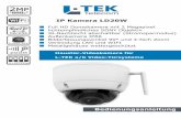 IP Kamera LD20W - l-tek.net Kameras/eBook_LD20W... · IP Kamera LD20W Full HD Domekamera mit 2 Megapixel lichtempfindliches SONY Objektiv IR-Nachtsicht abschaltbar (Stromsparmodus)