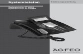 Systemtelefon ST 40 S0 Systemtelefon ST 40 UP0 - agfeo.de · steckt, aktiver Ruf, Ruflautstärke max.) und die Absicherung eines S0-Moduls 440 immer pro Doppelport passiert (4,5 Watt),