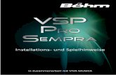 2Installations - vivamusica.de und Spielhinweise VSP Pro... · - und Spielhinweise 3Installations VSP-REGISTRIERKARTE Sehr geehrter VSP-Kunde, vielen Dank, dass Sie unsere VSP-Software