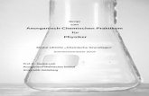 Skript zum Anorganisch-Chemischen Praktikum für Physiker · Skript zum Anorganisch-Chemischen Praktikum für Physiker Modul UKCHe „Chemische Grundlagen“ Sommersemester 2019 Prof.